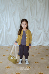 ［Lala land］Alpha rib cardigan