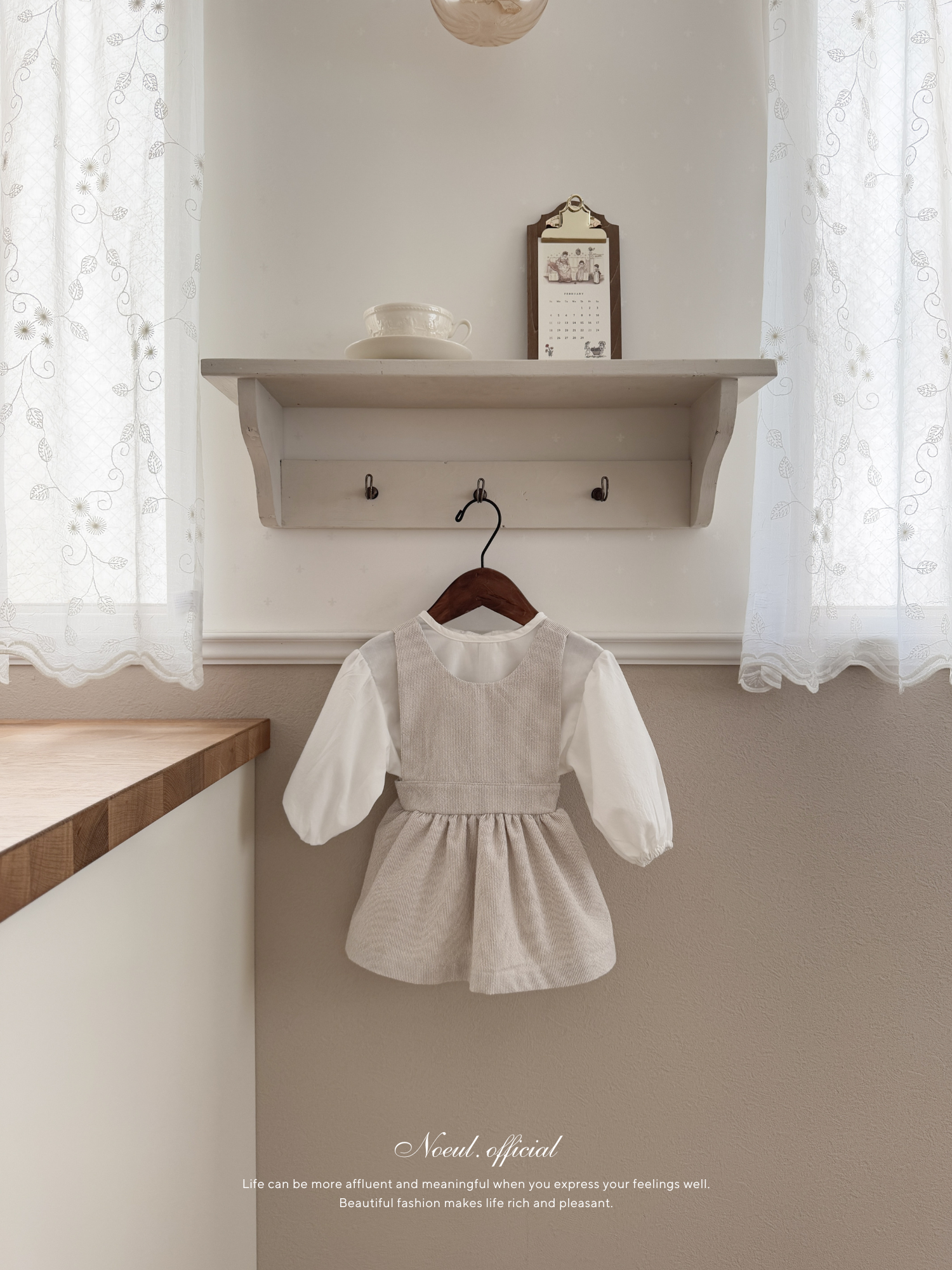 Balloon ribbon blouse (baby)