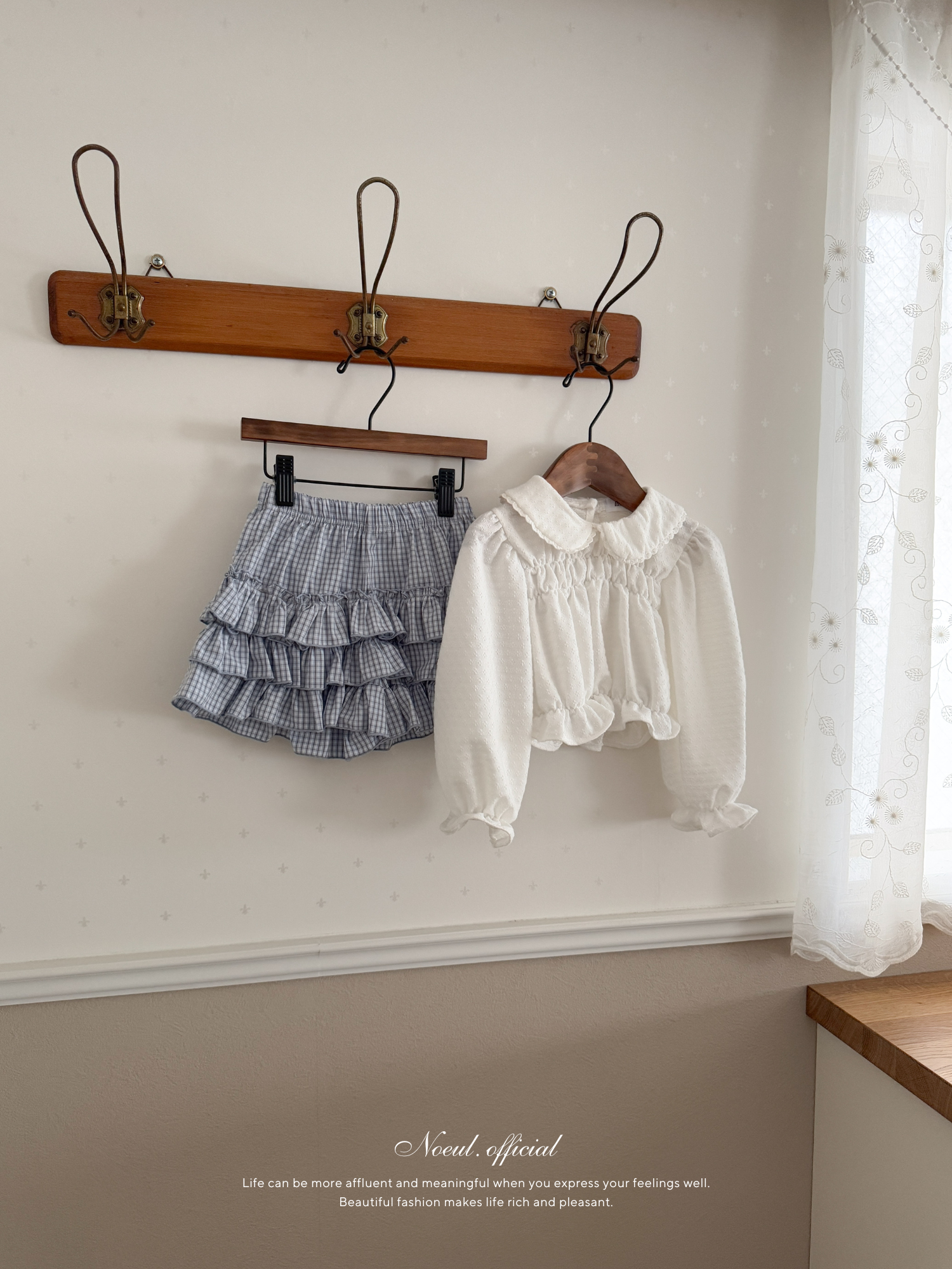 Lulu check cancan pants