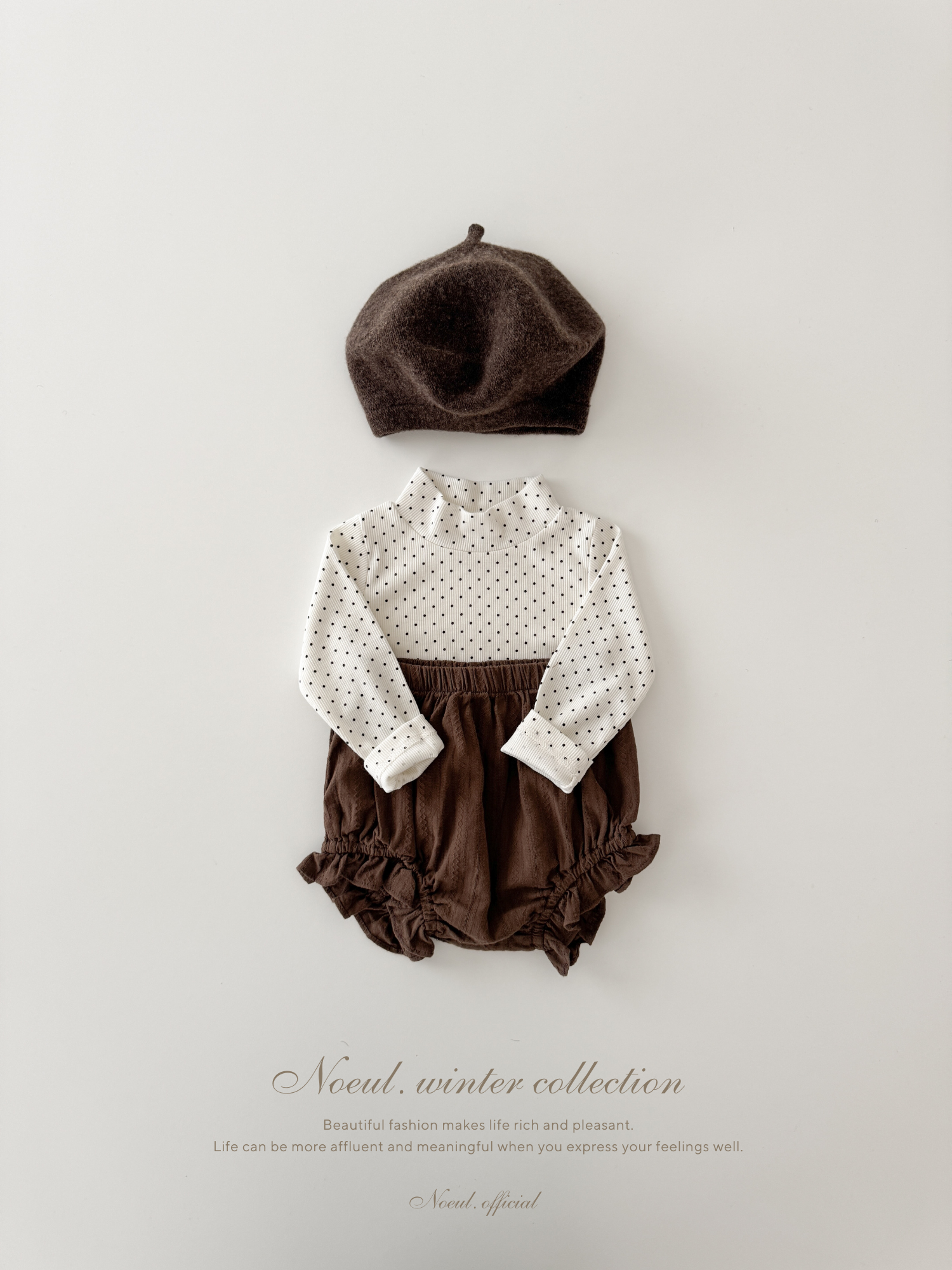 Dot bebe halfneck tops