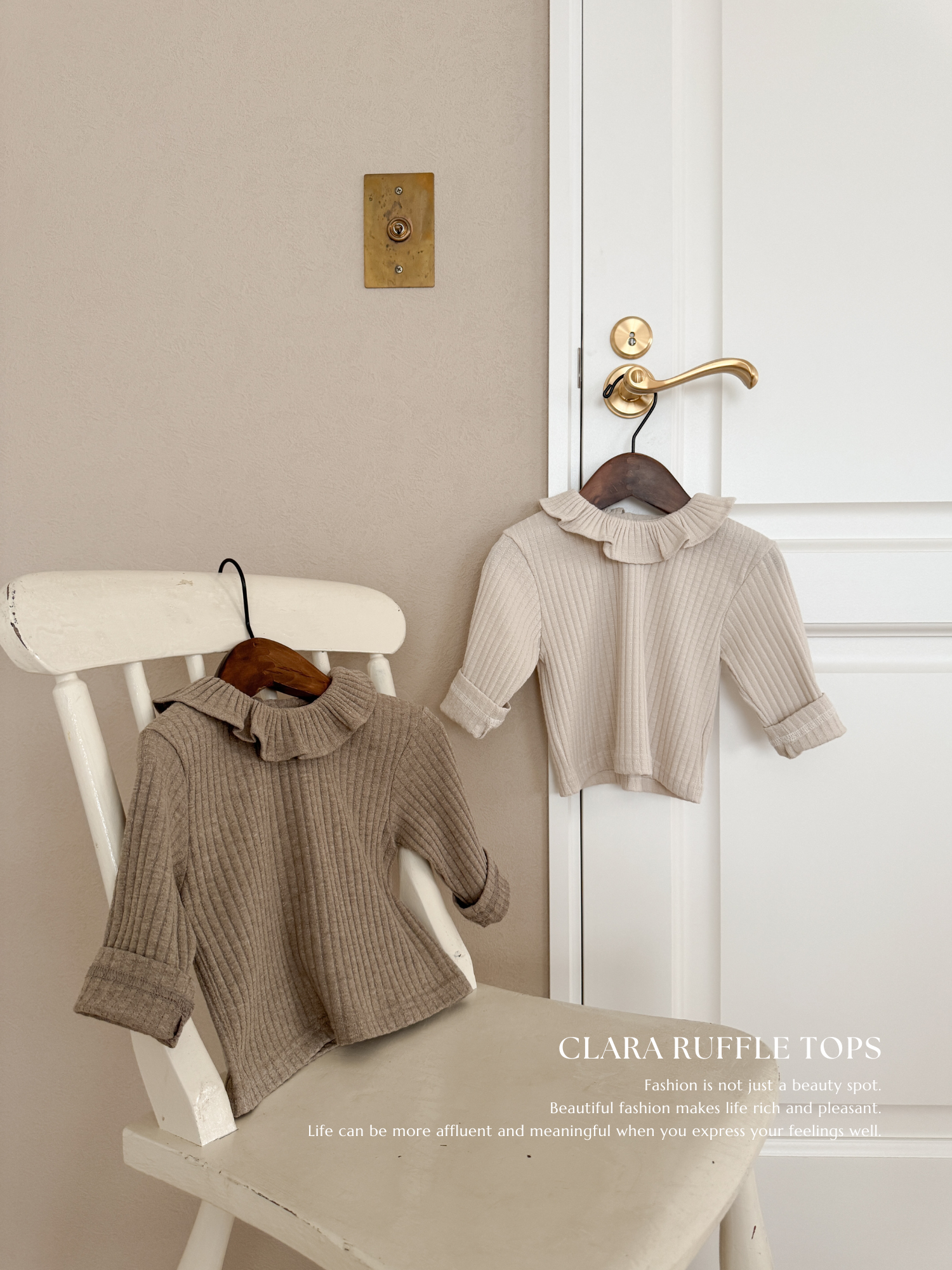 Clara ruffle tops