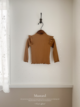 Ribbed Frill Tee