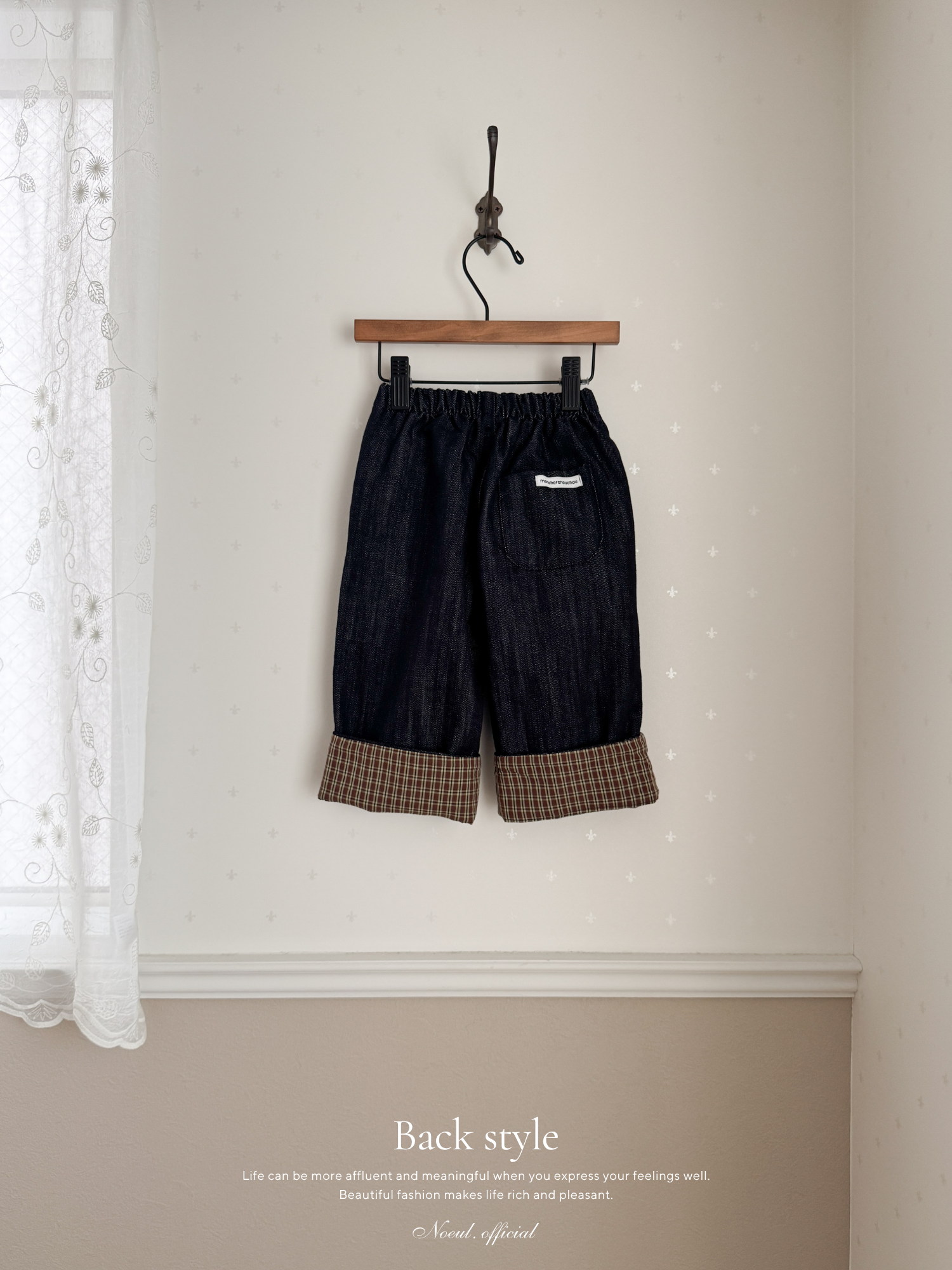Lecel roll up pants
