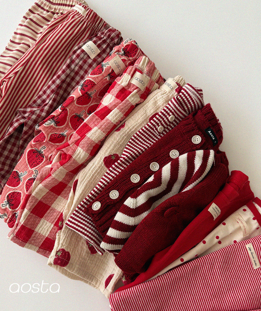 ［Aosta］Strawberry Pants