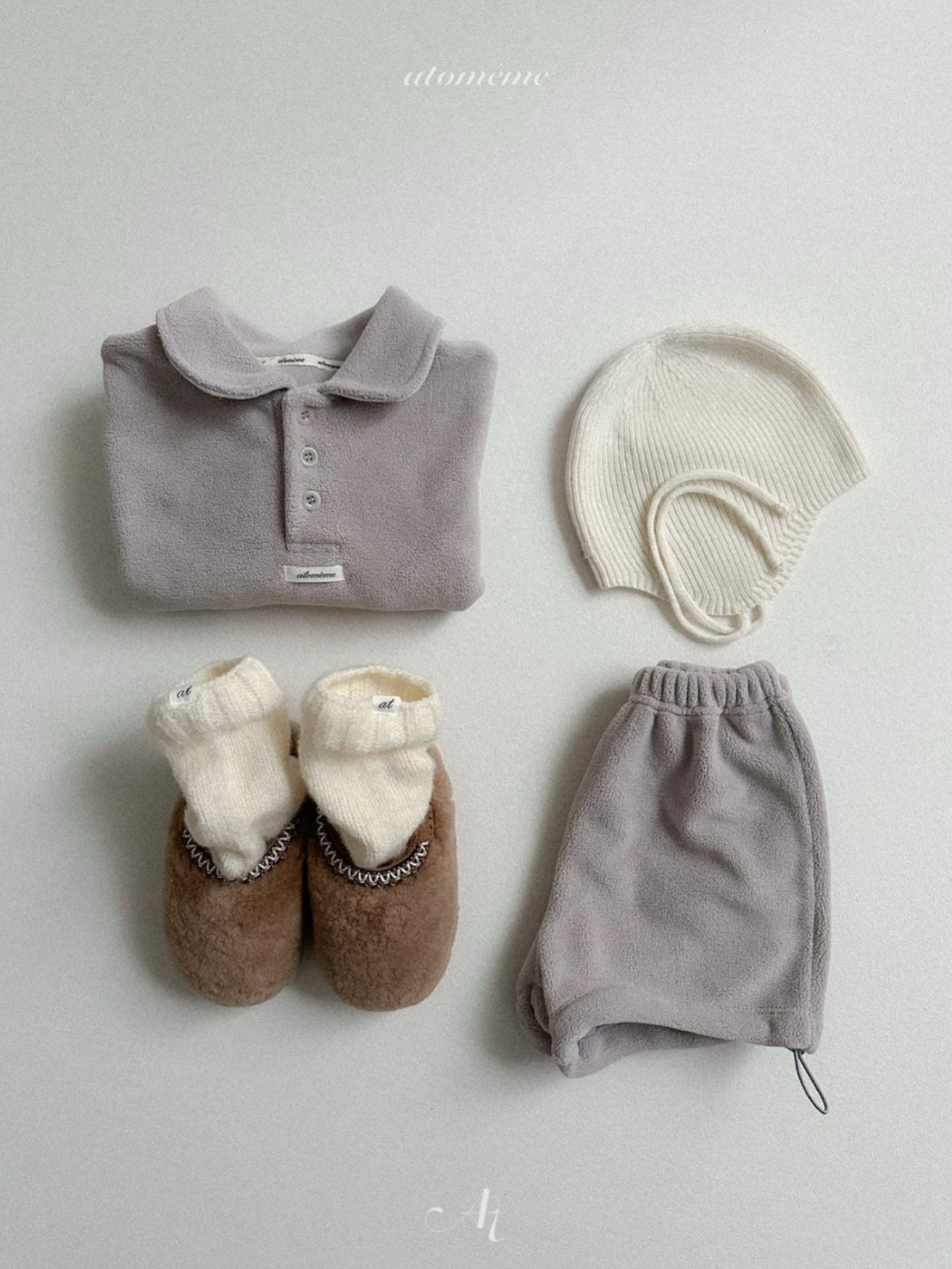 [atomeme] Snow Collar Tops