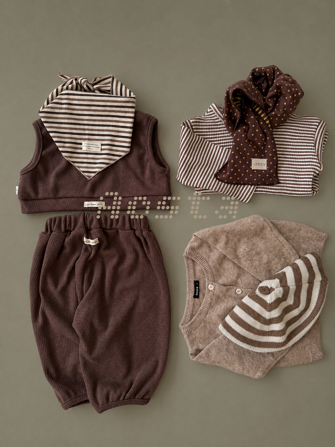 ［Aosta］Knit Cookie Beret