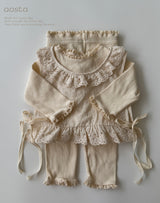 ［Aosta］Lace Olivia Vest