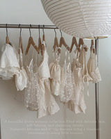 ［Aosta］Lace Jenny Open Vest
