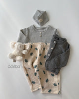 ［Aosta］Cookie Stripe Tee