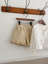 Frill short pants