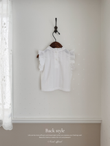 *Noeul.made* Muffin frill blouse