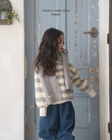 ［anggo］Pretzel stripe tops