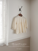 Spring frill one-piece