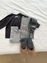 [atomeme] Winter Ribbed Leggings