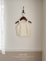 Ecru Knit Bustier