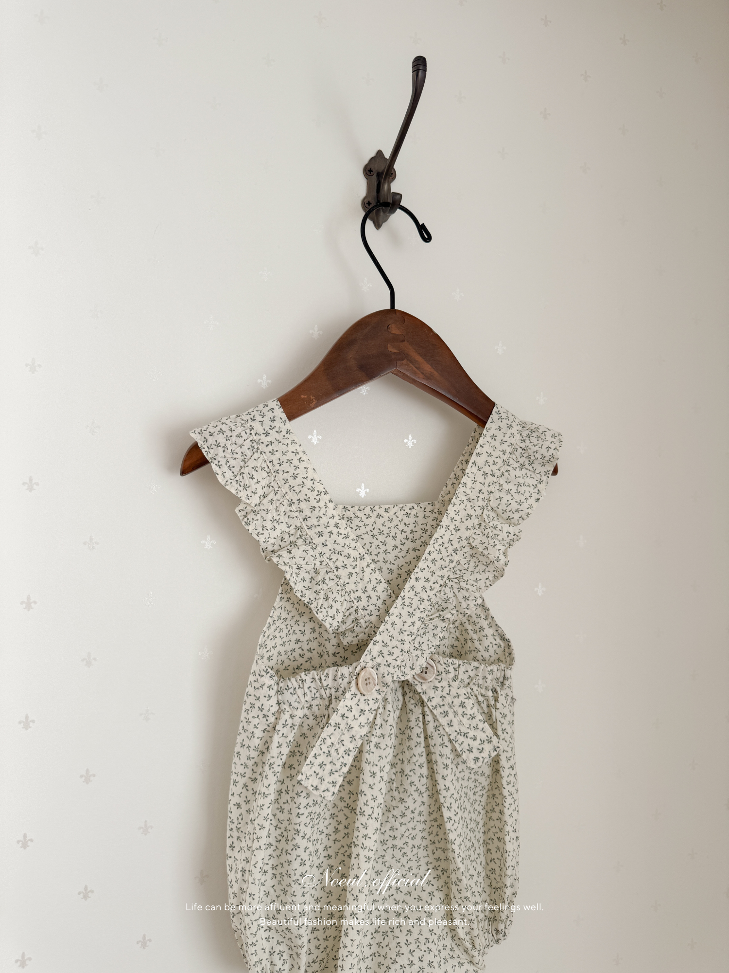 Charming frill rompers