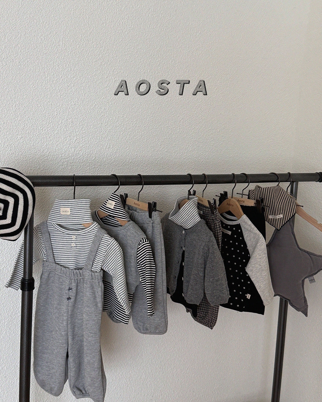 ［Aosta］Dot Raglan Tee