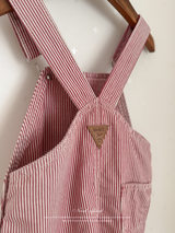 Cotton berry short overalls