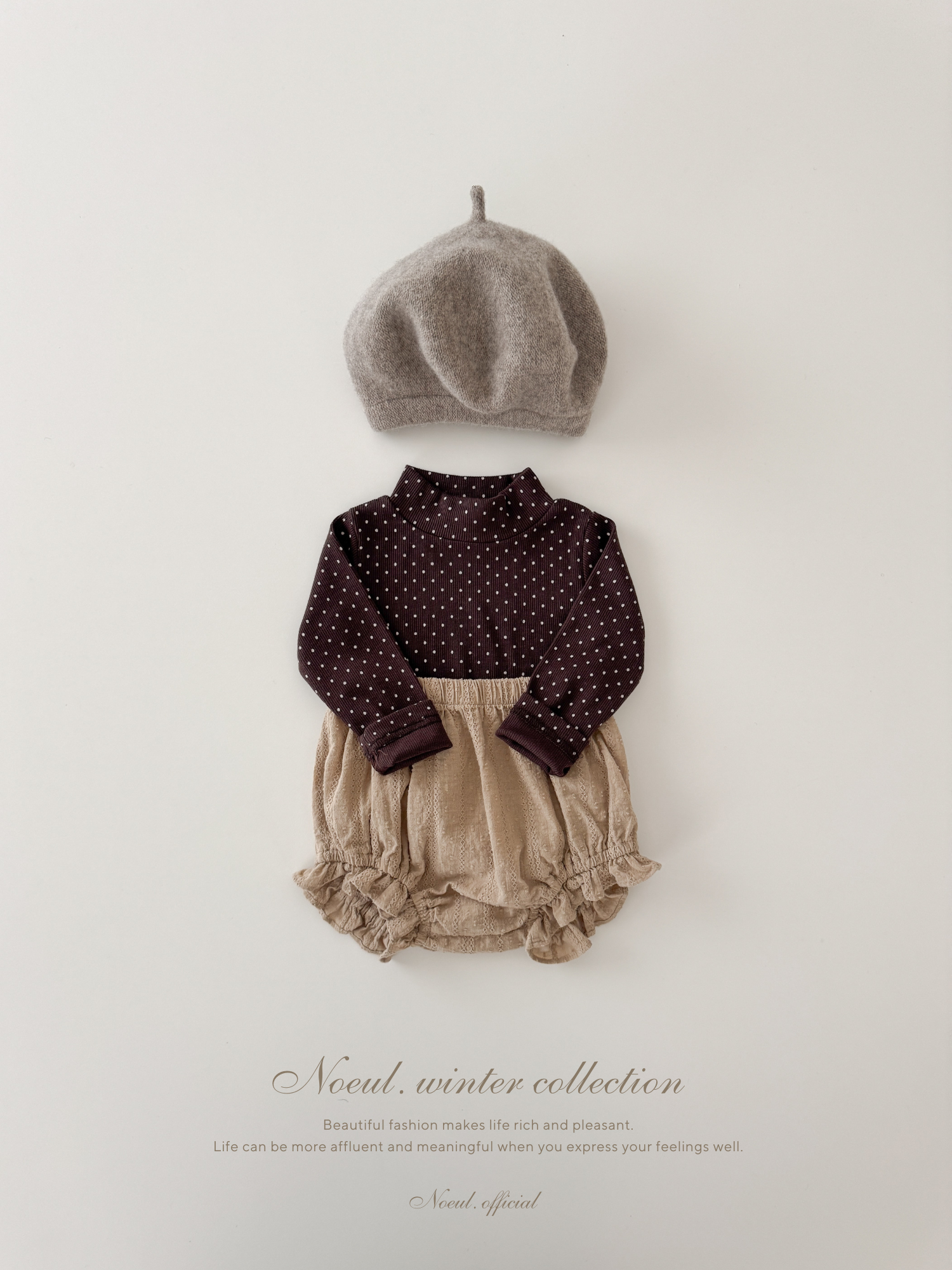 Dot bebe halfneck tops