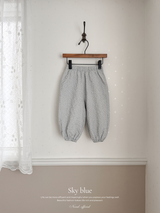 Dot crinkle jogger pants