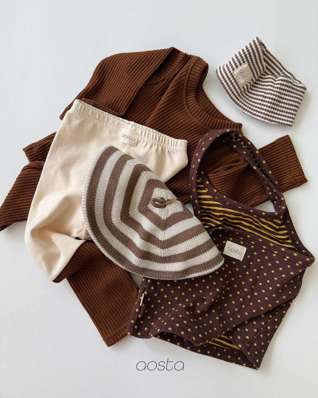［Aosta］Knit Cookie Beret
