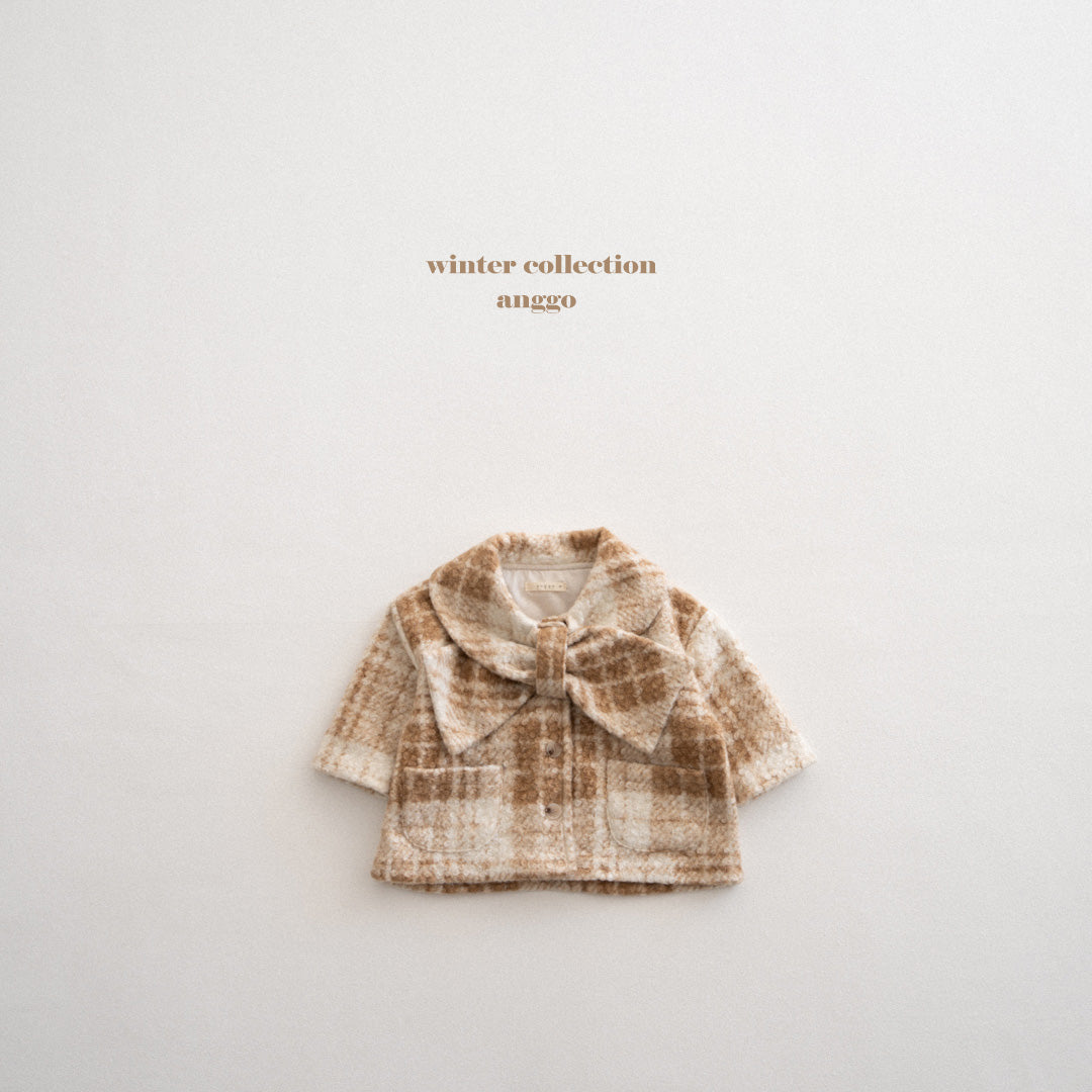 ［anggo］Financier check jacket