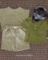 ［Aosta］Butter Button Tee