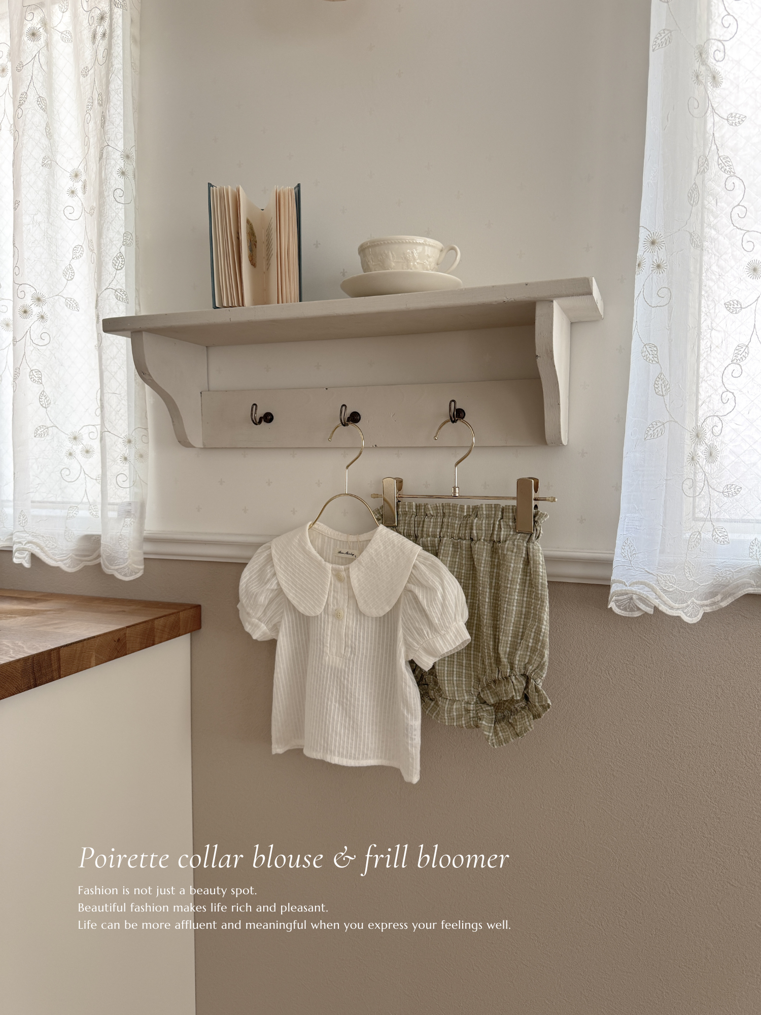 Poirette collar blouse