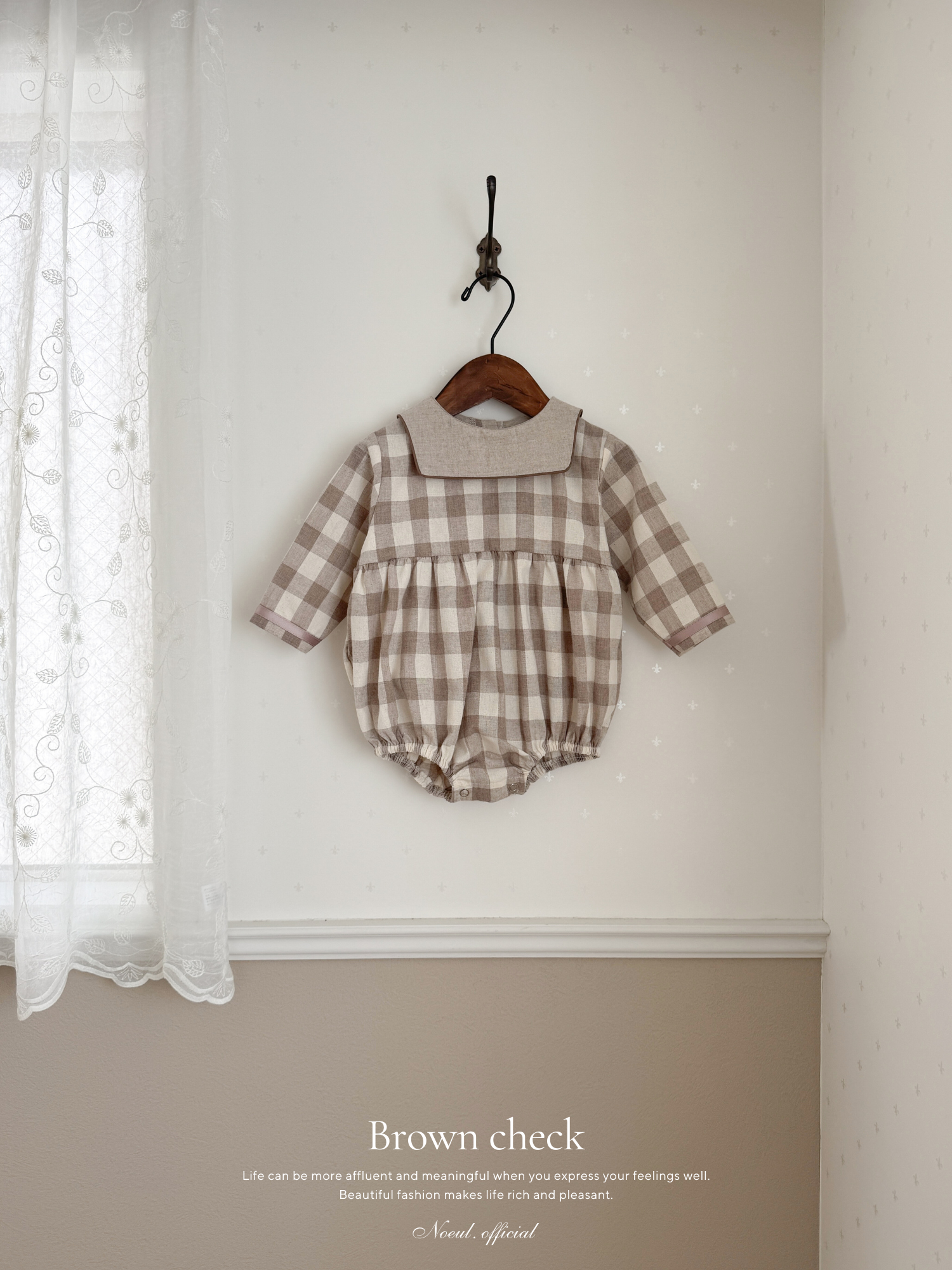 Bonbon check rompers