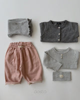［Aosta］Cookie Stripe Tee