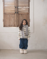 ［anggo］Pretzel stripe tops