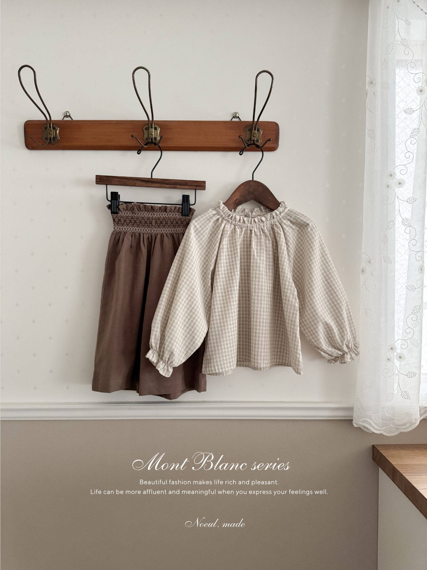 *Noeul.made* Mont Blanc blouse