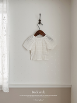 Vivi lace puff blouse