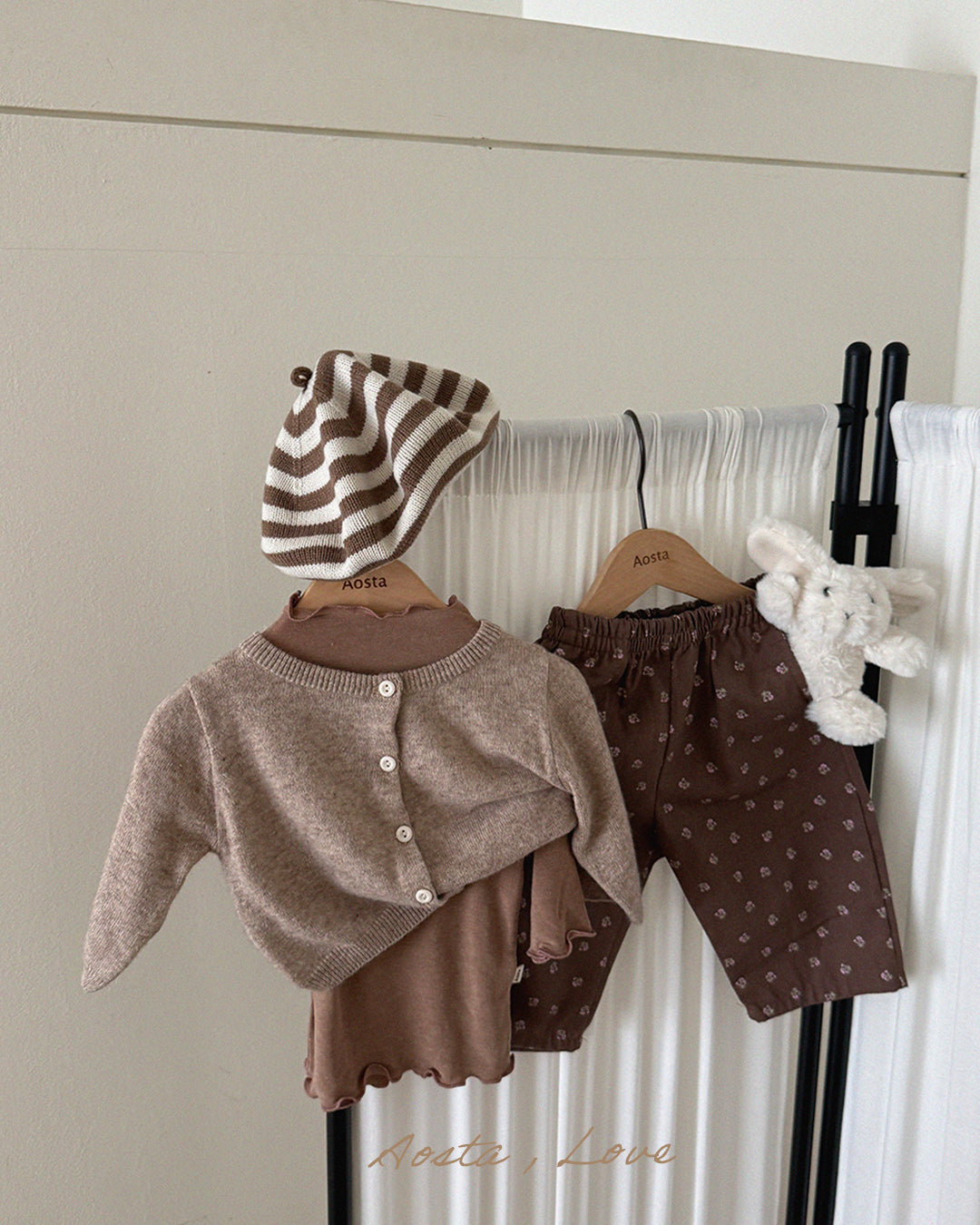 ［Aosta］Knit Cashmere Cardigan