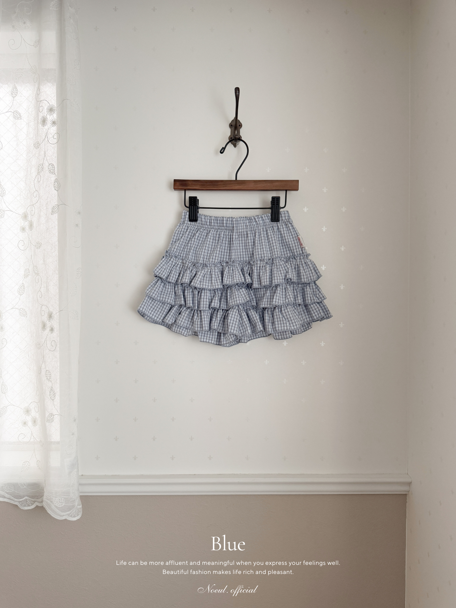 Lulu check cancan pants