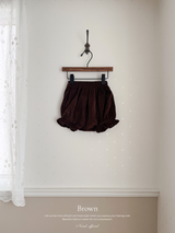 Heart corduroy frill bloomer