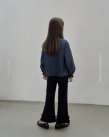 ［ROSETTE］Glowly frill flare pants