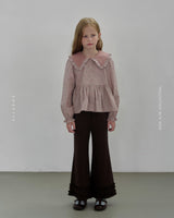 ［ROSETTE］Glowly frill flare pants