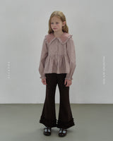 ［ROSETTE］Glowly frill flare pants