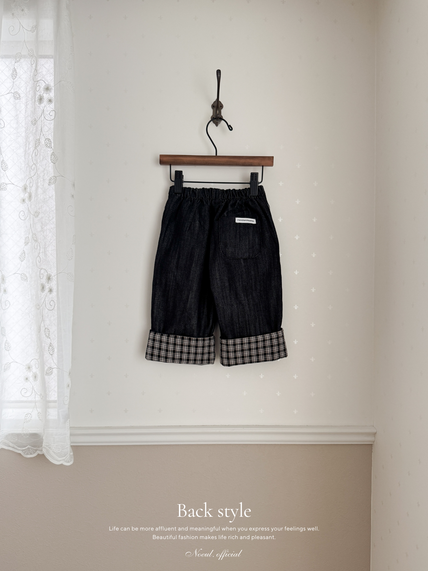 Lecel roll up pants