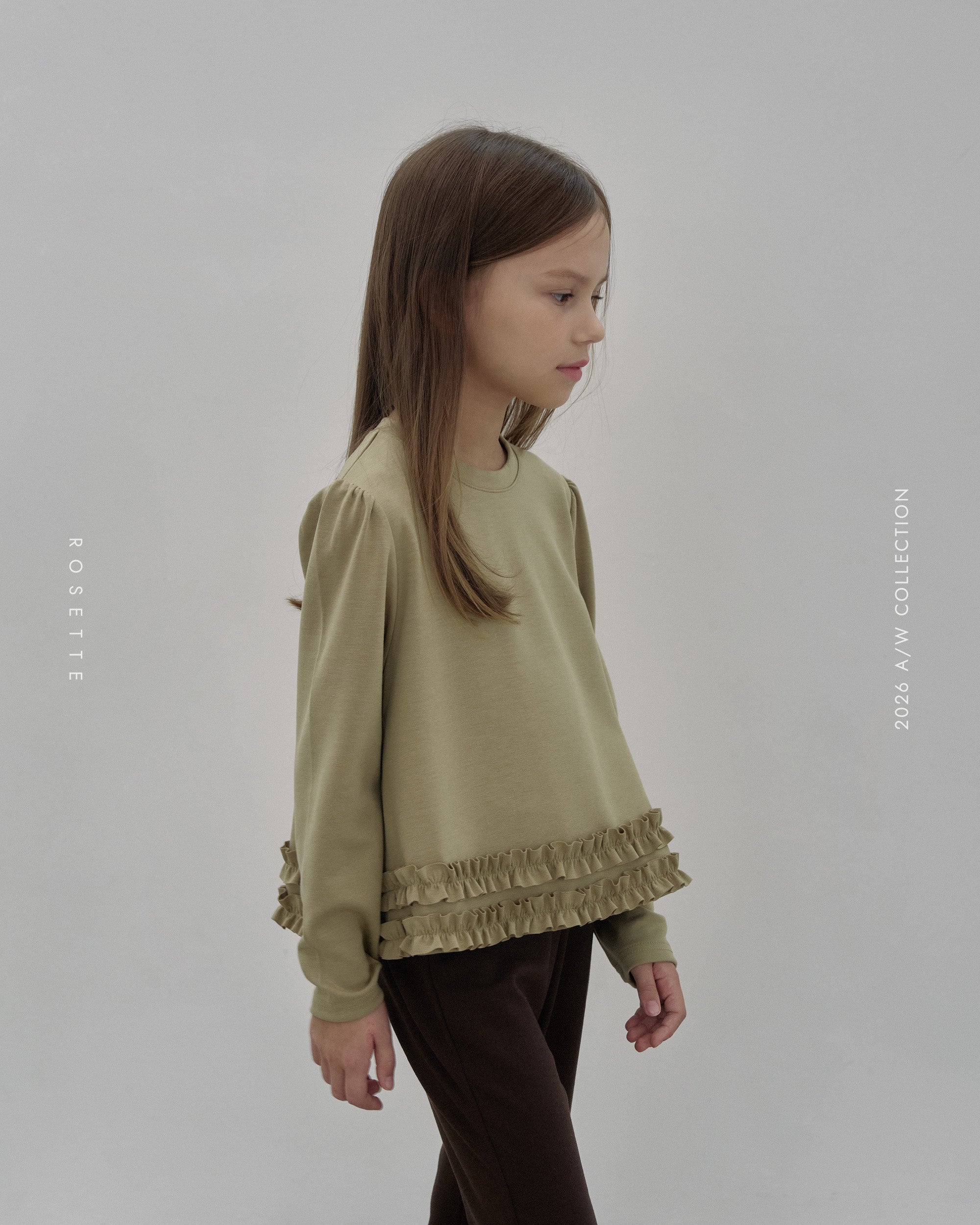 ［ROSETTE］Glowly frill flare pants