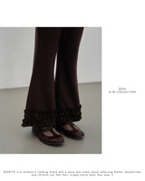 ［ROSETTE］Glowly frill flare pants