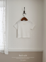 More eyelet tee