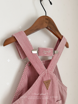 Cotton berry short overalls