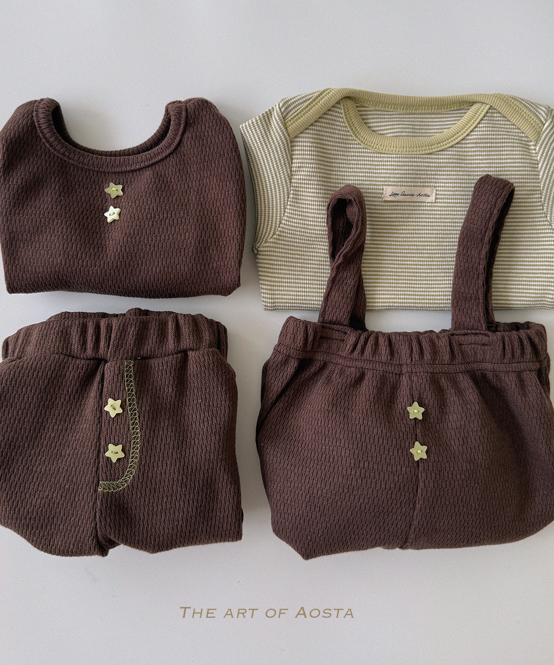 ［Aosta］Star Candy Overalls