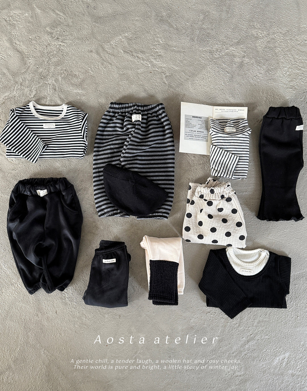 ［Aosta］Wool turtleneck tee