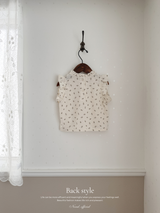 *Noeul.made* Muffin frill blouse