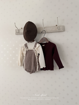 Petit lace suspender suit