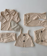 ［Aosta］Mulmul Collar Tee