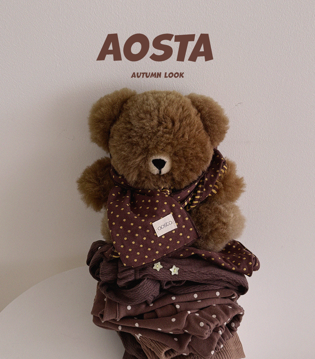 ［Aosta］Choco Chip Muffler